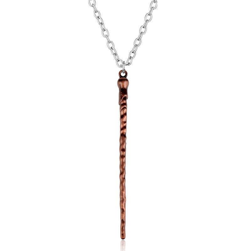 Harry Luna Potter Fleur Bellatrix Ron Magic Wand Pendant Necklace Gift Kids