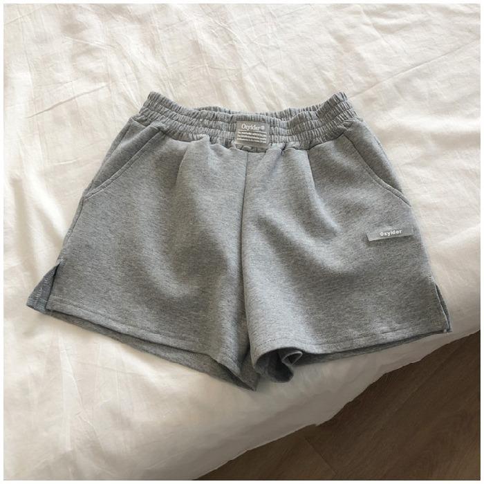 

Шорты для женщин летом, свободные, обтягивающие, с высокой талией, утягивающие, широкие, повседневные брюки для студентов, спортивные брюки для женщин XXL серый