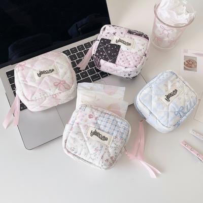 Large Capacity Cosmetic Bag Multipurpose Small Item Bag Creative Sanitary Pads Bag