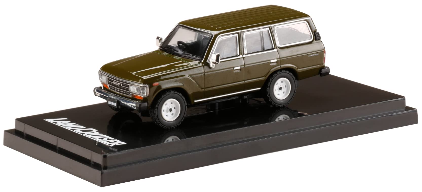 

HJ64 Toyota Land Cruiser 60 GX 1988 Green Finished Product 1/64 зелений