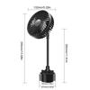 USB 3 Speed Electric Car Fans Powerful Quiet Auto Cooler Fan Rotatable for Car Van Truck SUV RV