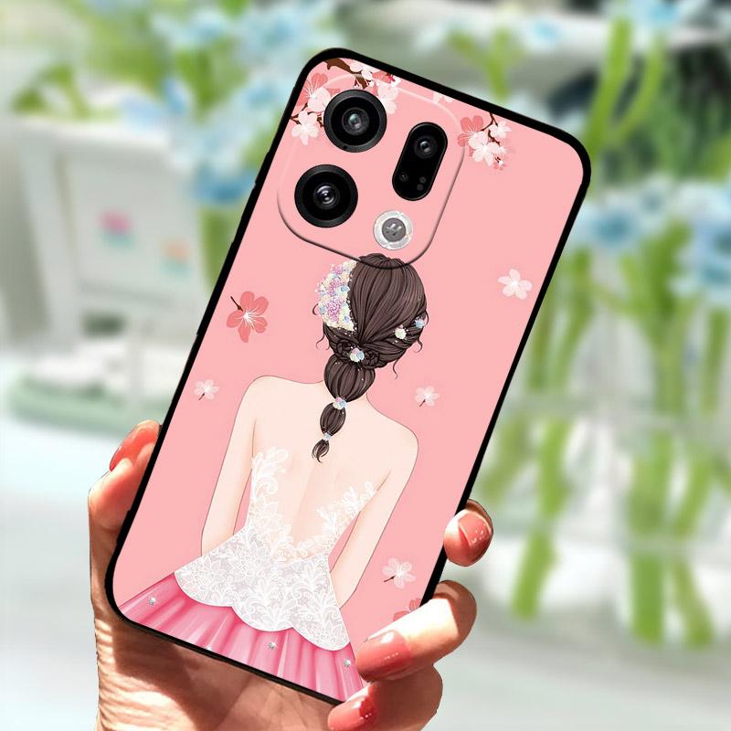 For OPPO Find X9 Pro Case FindX9 2025 New Fashion Soft TPU Silicon Protect Phone Cover For OPPO Find X 9 X9Pro Shockproof Bumper