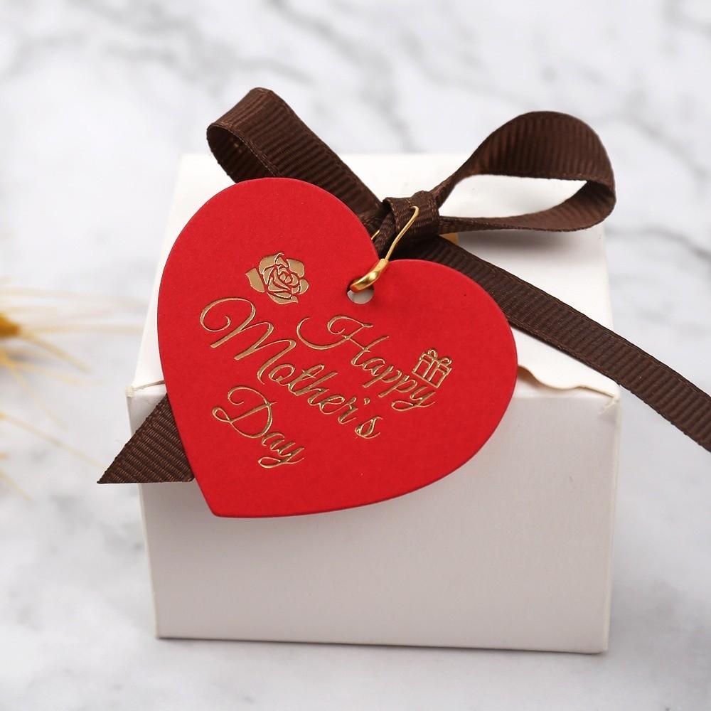 100pcs Hanging Decoration Mother Day Tags Hand Gift Hanging Tag  Festive & Party Supplies