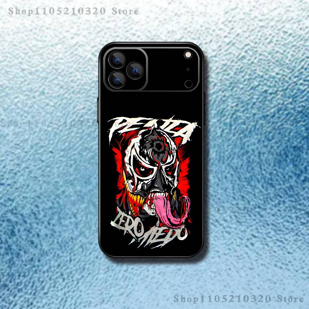 Penta Zero M-Miedo Phone Case For iPhone 17,16,15,14,13,12,11 ,Pro Max,XS,X,XR,SE,Mini,8,7,Soft Silicone Black Cover