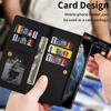 For iPhone 15 Zipper Wallet Stand Phone Case PU Leather Glittery Laser Carving Phone Cover