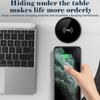 Wireless Charging Pad, Home Desktop Wireless Charger, Concealed Charging Under Desk Charging Pad, Wireless Power Pad