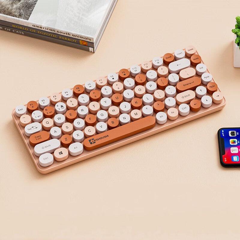 Qisha Silent Wireless Keyboard and Mouse Combo