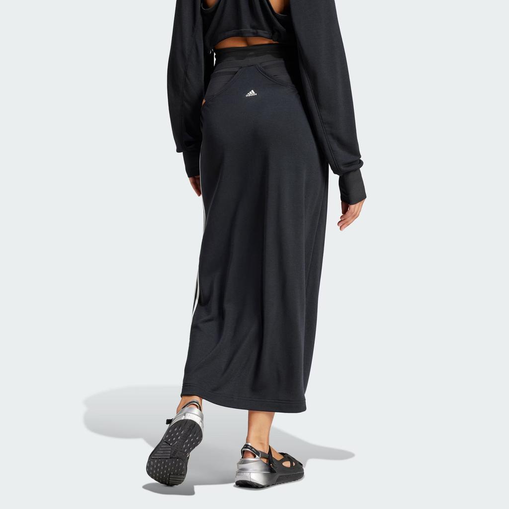 New Adidas x RUI ZHOU Skirt Casual Long Skirts Women's Black IQ3800