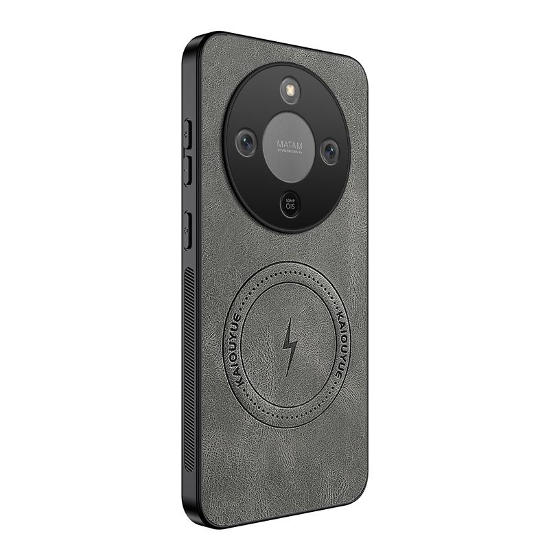 For Honor X9D Magnetic Protector Phone Case For Honor X9D Sheepskin Leather Back Cover For Honor X9D Soft Lambskin Shockproof