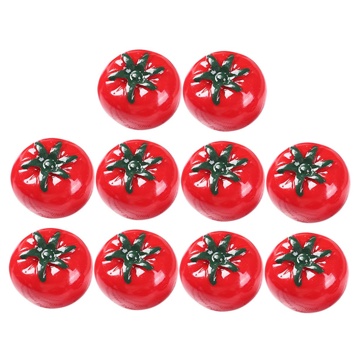ORFOFE 10pcs Imitation Tomato Greenhouses, Miniature Tomatoes, Photography Props, Mini Simulation Tomato Greenhouse Fruit Model, Simulated Tomato