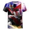 Trička s grafikou Mazinger Z Léto Muži Oblečení Tričko s kulatým výstřihem Nadměrná velikost Móda Krátký rukáv Harajuku Streetwear Topy Trička