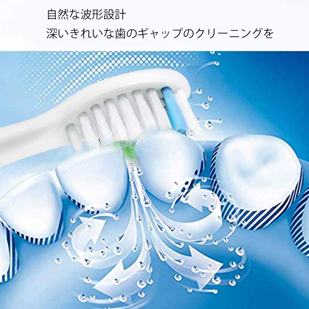 Electric Toothbrush Replacement Brush Compatible with Philips Sonicare Philips Sonicare Replacement Brush HX6064 Sonic 4 Set of 16 Compatible Brush