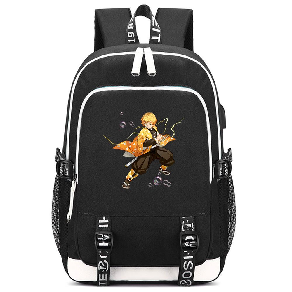 Süßer Cartoon Dämonentöter Aufdruck Rucksack Große Kapazität Schultasche Student Schultasche Outdoor Laptop Reisetasche Geschenk