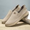 Spring Lightweight Breathable Men's Casual Old Beijing Cloth Shoes - Hollow, Comfortable, Low-Top, Soft Sole
