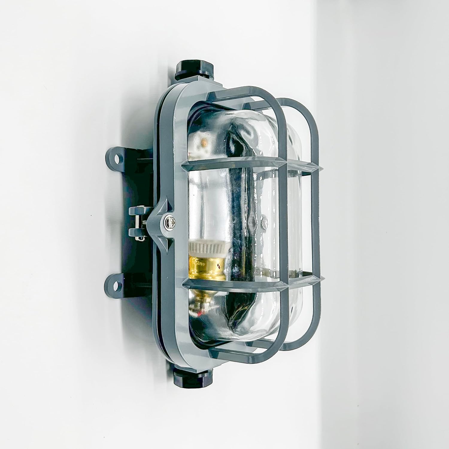 

Морской светильник Skura, Водонепроницаемый настенный светильник E26, Винтажный ретро индустриальный железный дизайн, Водонепроницаемый уличный светильник, Светильник для прихожей