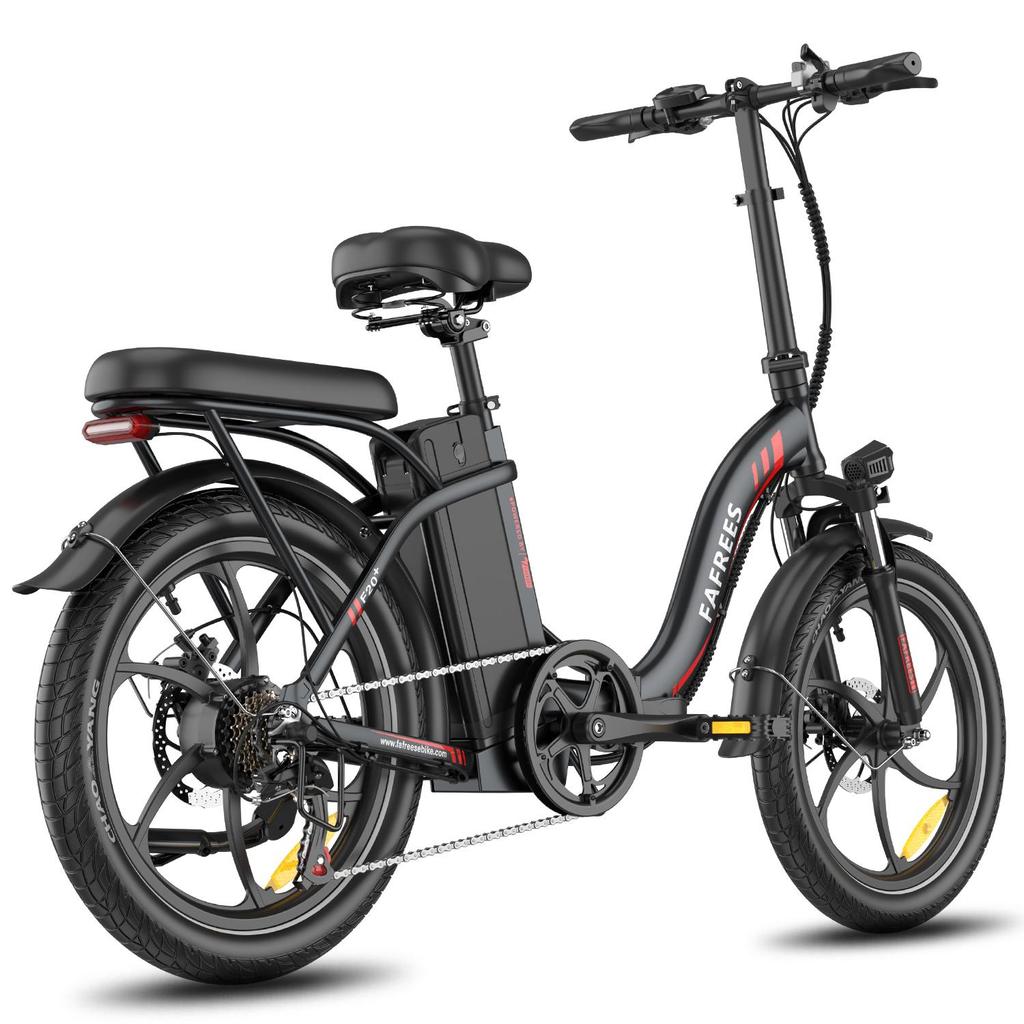 FAFREES F20+ All-Terrain Electric Bicycle With TowSeat 20×3.0 Fat Tires 250W Motor 36V20Ah Battery Urban Commuting E-Folding Bike For Adult