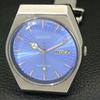AUTOMATIC 6309A VINTAGE SEIKO JAPAN MENS BLUE COLOR DIAL WATCH a701508-5 R206b-a701508