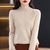 Women's 2023 New Fashion Wool Sweater - Spring & Autumn Solid Color Loose Knitwear