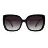 B4323F 3853/8G 56mm Burberry Sunglasses BE4323-F B4323-F BE4323F Daily Square Horn-rimmed Black Sunglasses