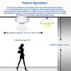 AC 85-265V Intelligent Human Infrared Sensor Switch Ceiling Mini Sensor 802 Ceiling Sensor Switch