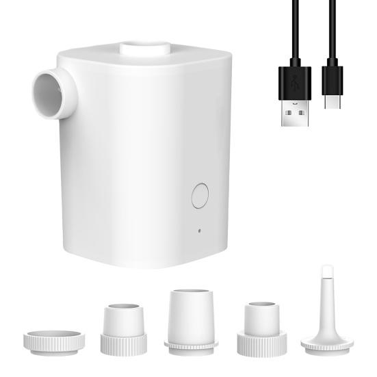 

1 комплект дефляторного насоса с 5 насадками. Универсальное использование. Легкая прочная палатка. Надувная электрическая пневматическая палатка для кемпинга. белый