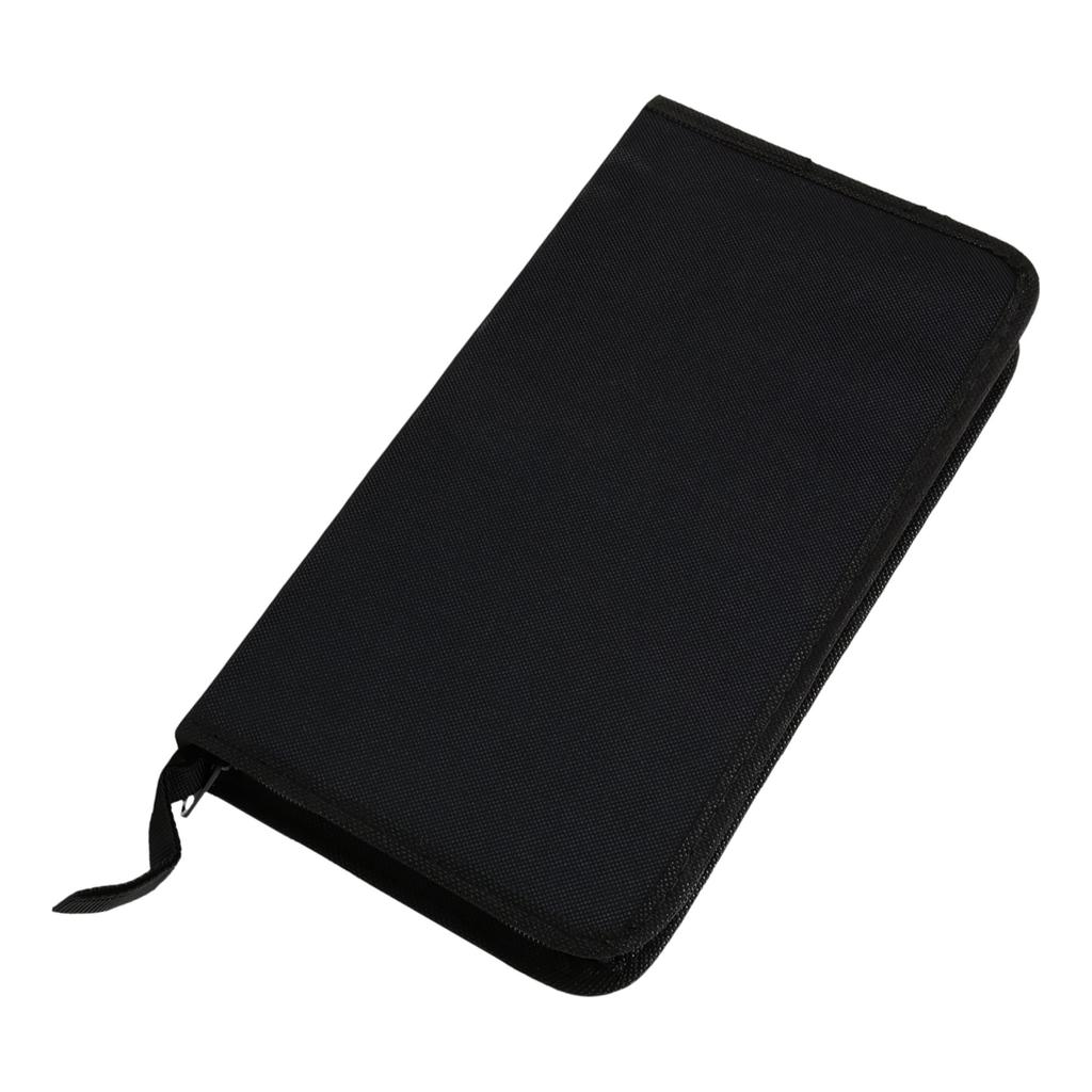 High Capacity 80 Disc Pouch Sturdy Oxford Textile Disc Case Convenient Handle Perfect For Disc Enthusiasts And Collectors