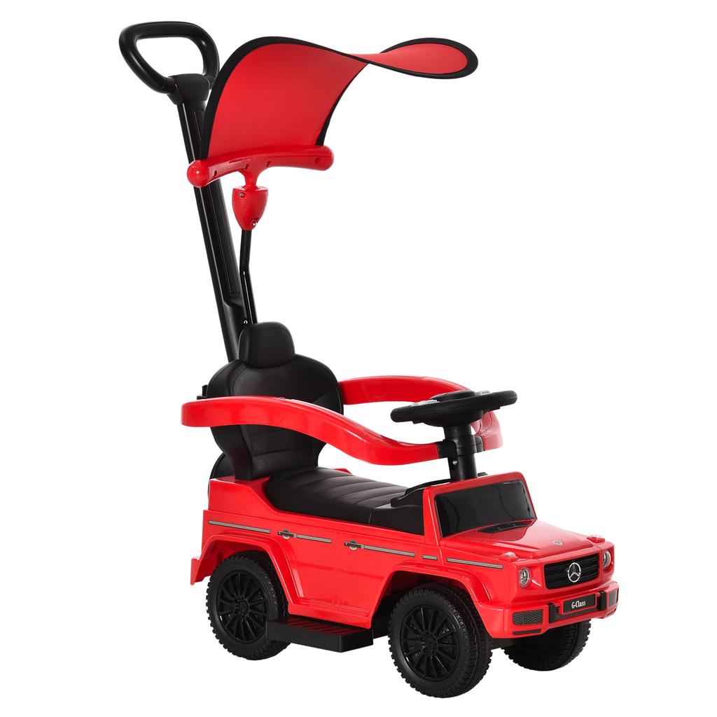 3 in 1 Macchina da Corsa Spingibile per Bambini Piccoli Scivolo a Piedi G350 Deambulatore Licenziato Spinta con Clacson Volante NESSUNA ALIMENTAZIONE