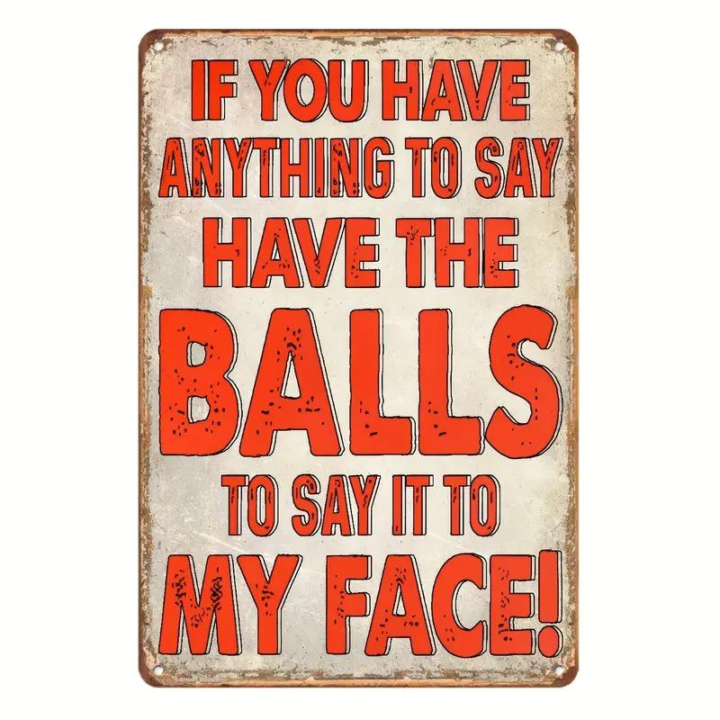 Inspirational Life Sentences Aluminium Sign,Vintage Restaurant Decoration, Cafe Bar Club Living Room  Home Wall Decor