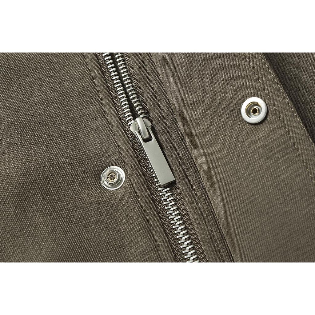 Men's Winter Lapel Workwear Jacket - Deconstructed Patchwork Cotton, Loose Fit