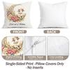 1/4pcs Eid Al-Adha Sheep Floral Pattern Cushions Pillowcase Polyester Cushion Cover Throw Pillow Pillowcover Home Car Sofa Decor