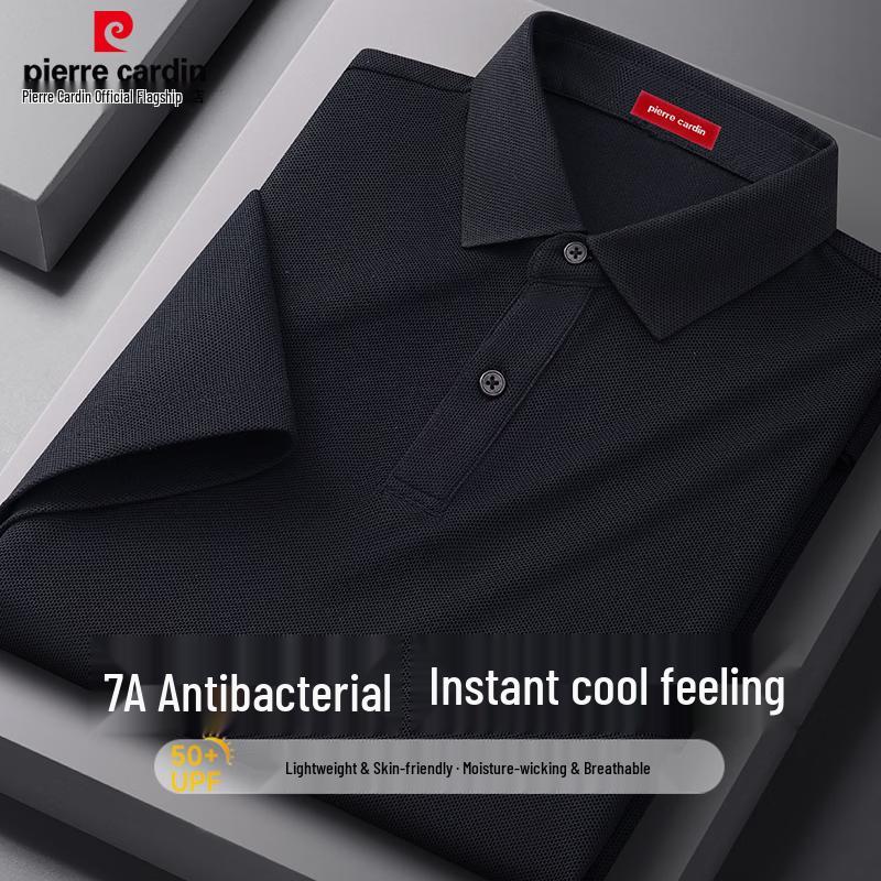 Pierre Cardin Men's 7A Anti-Bacterial Cooling Polo