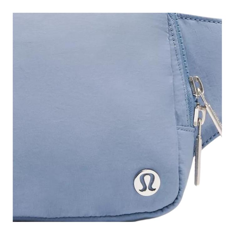 Lululemon Everywhere 2L Waterproof Double Zipper Nylon Waist Bag Large Unisex Waist Bag Washed-Denim-Blue LU9BG8S-069122