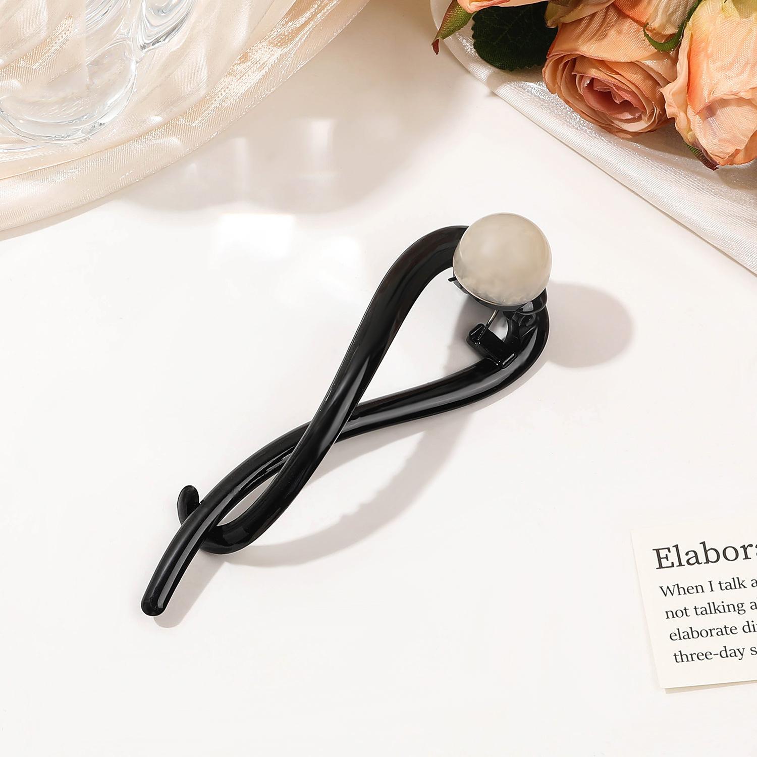 Матовый бант Хвост Банан Зажим для волос Заколка Ободок для женщин Простой Однотонный Акриловый Скручивающийся Зажим Заколки Зажимы для волос Головной убор