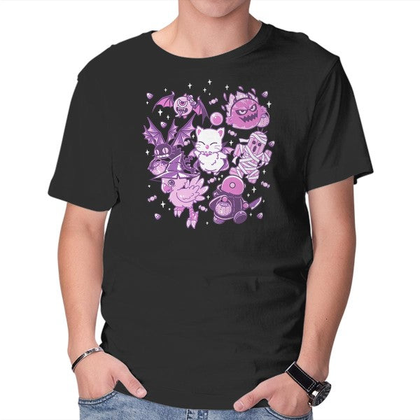 Unisex Crew Neck T-Shirt Trick or Treaters Graphic Short Sleeve Casual Tee XXXL