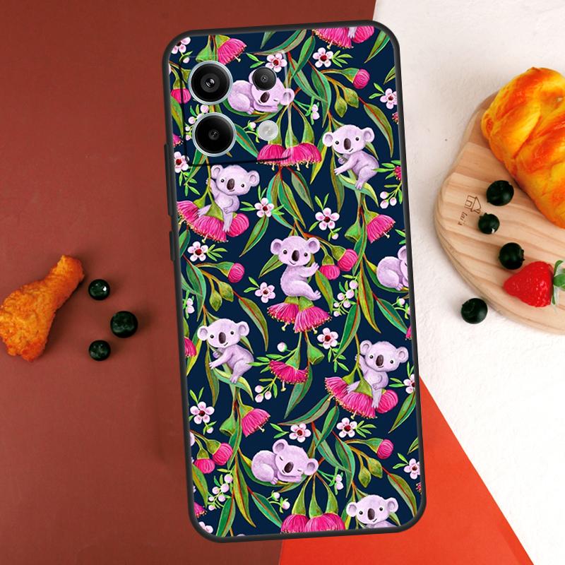 

Koala and Eucalyptus Case For Xiaomi Redmi Note 14 9 10 11 12 13 Pro 9S 10S 11S 12S Redmi 13C 10C 12C 14C Coque Redmi Note 11