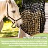 Hay Net Polyester Wear Resistant Hay Bag Durable Horse Care Products Hanging Hay Feeder Bag with 2 Hooks for Stall Trailer Wall