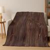 Retro Holzmaserung Jahresringe Flanelldecke Weiche Warme Überwurfdecke für Schlafzimmer Wohnzimmer Bett Reise Camping Picknick Geschenk Kind