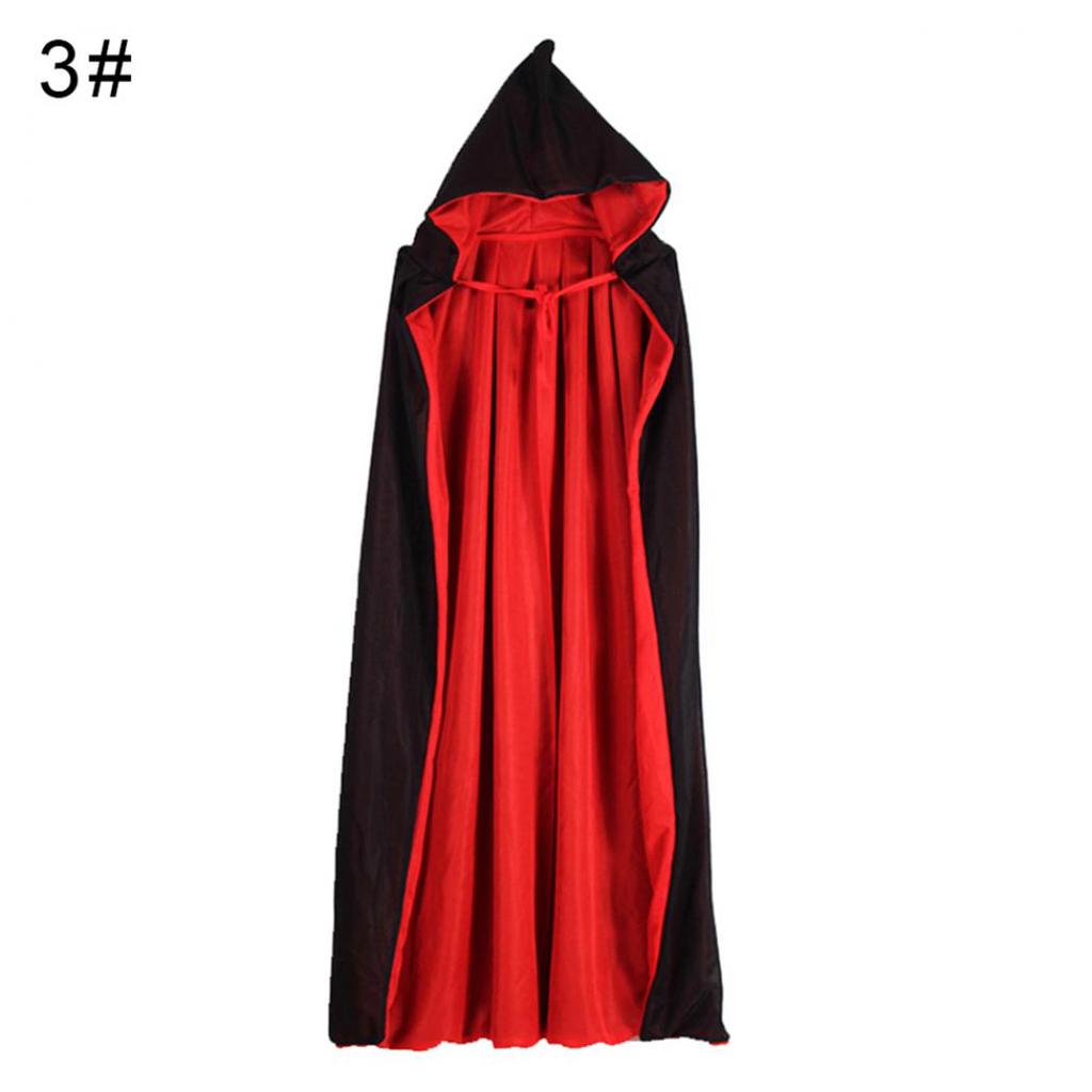 Womens The Haunted Costume Hooded Cape Ghost Costume Bride Hooded Cape Cloak Adult Costume Funny Cosplay Party