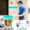 1080P CCTV IP Kamera 2MP PTZ WiFi Kamera mit Auto Tracking Outdoor Wasserdicht IR Nachtsicht Icsee APP