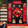 New Year Magnetic Couplets & Fu Character Door Stickers