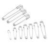 Havey Duty Large Safety Pins Metal Spring Lock Pin Fasteners for Brooch Making Needles Crafts Clothing