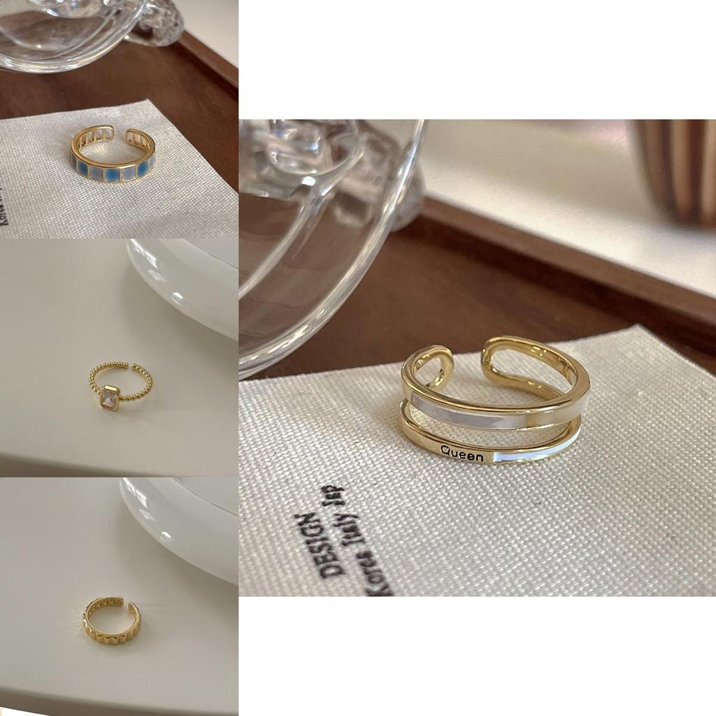 Unique Design Stylish Silver Plated Finger Ring For Women Adjustable And Trendy