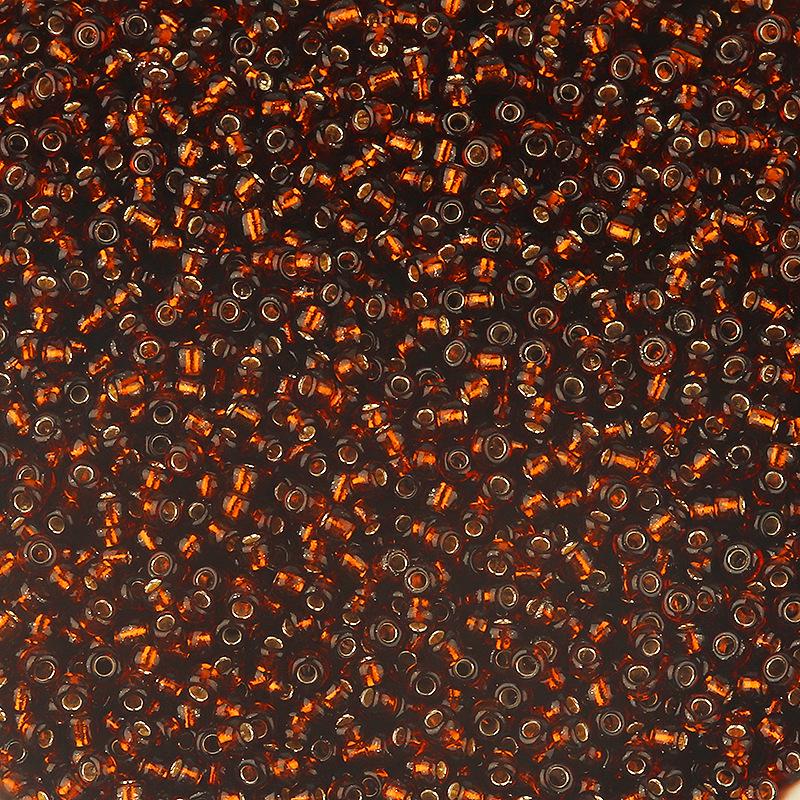 2mm Transparent Silver Core Glass Seed Beads for DIY Jewelry and Accessories