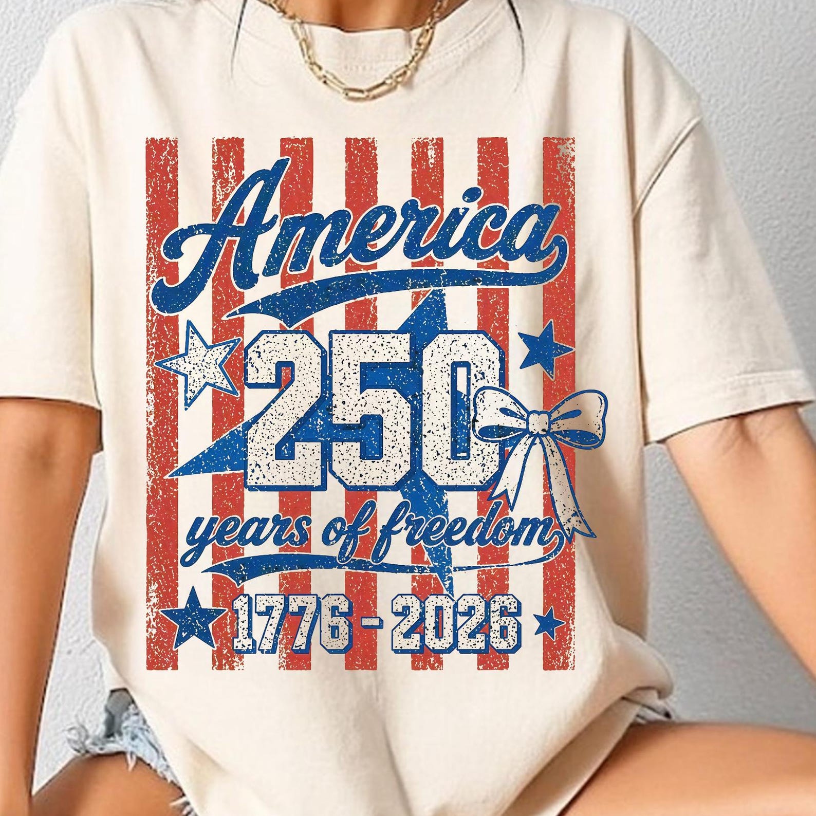 USA 250 Years Anniversary Shirt, America 4th Of July Shirt, America Land Of The Free 1776 Tee, 250th Anniversary, 4th of July 1776-2026 S
