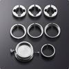 Movement Seat with Adapter Rings Knurled Watch Base Rotary Repair