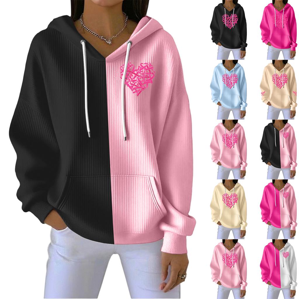 Women's Fashion CasualAngel Printed Pullover Sports Long Sleeve Sweatshirt