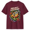 Casual Amaze Jazz Hands Project Hail Mary TShirt for Men Round Collar Cotton T Shirt Short Sleeve Tees Plus Size Clothing