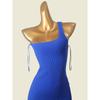 Stylish Sexy One Shoulder Bodycon Dress Fashion Style Accessible Luxury Square Collar Collarbone Beauty Knitting Sexy Accessible Luxury Dress