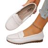 Women's Fashion Plus Size Slip On Round Toe Casual Loafers Comfortable Flat Shoes for Daily Wear and Outdoor Activities