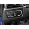 For BMW 3 4 Series GT 2013- ABS Silver Headlight Switch Control Frame Trim